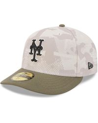 KTZ - Light Beige/olive New York Mets 2025 Armed Forces Day 59fifty Fitted Hat - Lyst