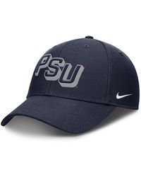 Nike - Penn State Nittany Lions Slanted Primetime Rise Performance Adjustable Hat - Lyst