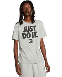 Nike - Sportswear Relaxed-fit Just Do It Logo Graphic T-shirt - Lyst