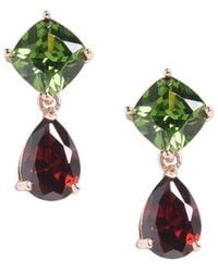 SOH - Crystal-hue Drop Earrings - Lyst