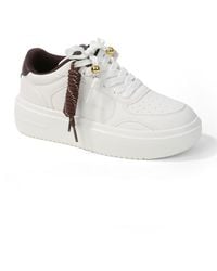 BERNESS - Larra Platform Lace Up Sneakers - Lyst