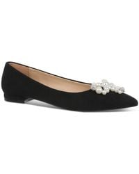 On 34th - Millee Embellished Bow Pointed-toe Flats - Lyst