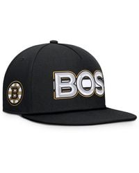 Fanatics - Boston Bruins Authentic Pro Rink Team Code Snapback Hat - Lyst