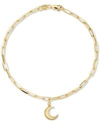 DEVATA - Crescent Moon Charm - Lyst