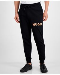 HUGO - By Boss Regular-fit Logo Sweatpants - Lyst