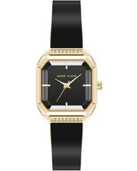 Anne Klein - Premium Crystal Accented Bangle Watch - Lyst