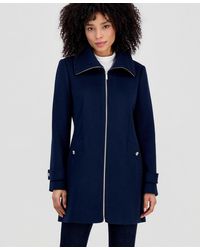 Michael Kors - Michael Collared Zip-front Coat - Lyst