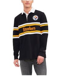 Tommy Hilfiger - Pittsburgh Steelers Cory Varsity Rugby Long Sleeve T-shirt - Lyst