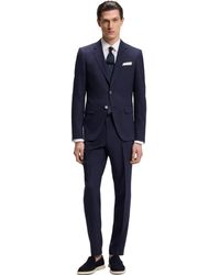 BOSS - Boss By Micro-patterned 2-piece Slim-fit Suit - Lyst