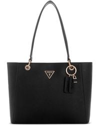 Guess - Noelle Medium Double Compartment Top Zip Tote - Lyst