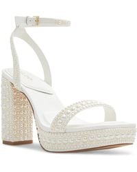 ALDO - Lulu Pearl Two-piece Platform Dress Sandals - Lyst