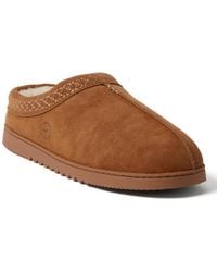 Dearfoams - Dean Genuine Suede Clog Slipper - Lyst