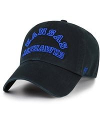 '47 - Kansas Jayhawks Vault Clean Up Adjustable Hat - Lyst