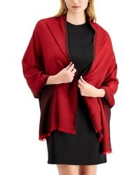 Calvin Klein - Lightweight Metallic Evening Wrap - Lyst