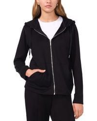 Vince Camuto - Knit Zip-front Hoodie Jacket - Lyst