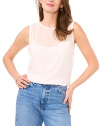 Vince Camuto - Layered Sleeveless Top - Lyst