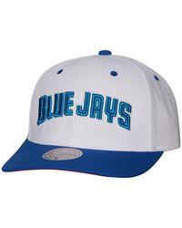 Mitchell & Ness - Distressed Toronto Blue Jays Cooperstown Collection Pro Crown Snapback Hat - Lyst