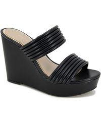 Kenneth Cole - Cailyn Wedge Sandals - Lyst
