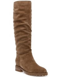 Steve Madden - Lorayle Lug-sole Slouch Tall Boots - Lyst