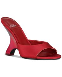 Jeffrey Campbell - Mew-2 Sculpted Vinyl Wedge Sandals - Lyst