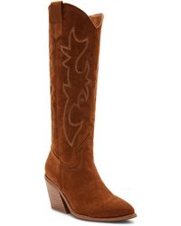 Madden Girl - Arizona Knee High Cowboy Boots - Lyst