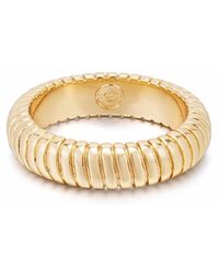 Ettika - Your Essential 18k Plated Twisted Flex Ring - Lyst