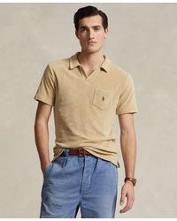 Polo Ralph Lauren - Cotton-blend Terry Polo Shirt - Lyst