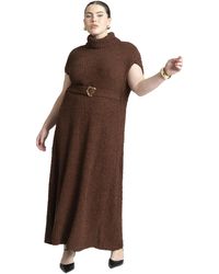 Eloquii - Plus Size Cocoon Sweater Dress - Lyst