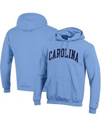 Champion - Carolina Blue North Carolina Tar Heels Basic Arch Fleece Pullover Hoodie Sweatshirt - Lyst