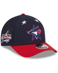 KTZ - Navy/red Toronto Blue Jays 2025 Mlb All-star Game Workout 9forty M-crown Adjustable Hat - Lyst