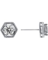 Giani Bernini - Cubic Zirconia Post Stud Earrings - Lyst