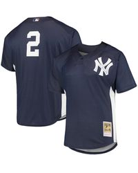Mitchell & Ness - Derek Jeter New York Yankees Cooperstown Collection Mesh Batting Practice Jersey - Lyst