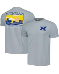 Image One - Michigan Wolverines Campus Scene Comfort Colors T-shirt - Lyst