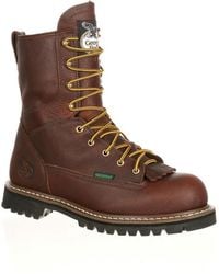 Georgia Boot - Steel Toe Waterproof Lace-to-toe Work Boot - Lyst