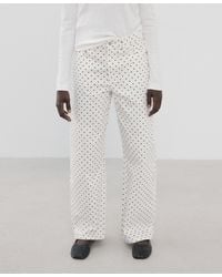 Mango - Polka Dot Balloon Jeans - Lyst