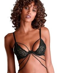 Lascana - Strappy Lace Unlined Bra - Lyst