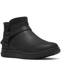 Clarks - Cloudsteppers Breeze Emma Round Toe Booties - Lyst