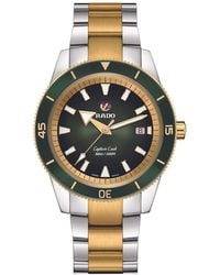 Rado - Swiss Automatic Captain Cook Two-tone Stainless Steel Bracelet Watch 42mm - Lyst
