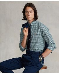 Polo Ralph Lauren - Custom-fit Gingham Oxford Shirt - Lyst
