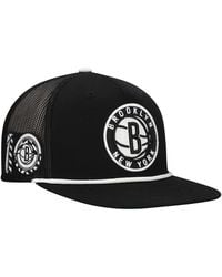 Mitchell & Ness - Brooklyn Nets Roper Trucker Snapback Hat - Lyst