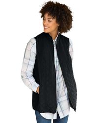 Woman Within - Plus Size Zip-front Quilted Vest - Lyst