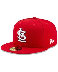 KTZ - St. Louis Cardinals On-field Authentic Collection 59fifty Fitted Hat - Lyst