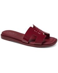 DKNY - Columba Slide Flat Sandals - Lyst