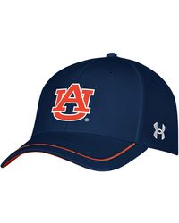 Under Armour - Auburn Tigers Blitzing Accent Iso-chill Adjustable Hat - Lyst