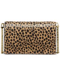 Michael Kors - Michael Jet Set Small Calf Hair Flap Chain Crossbody - Lyst