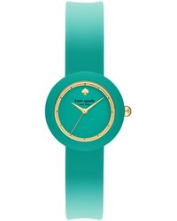 Kate Spade - Mini Park Row Silicone Watch 28mm - Lyst