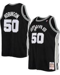 Mitchell & Ness - David Robinson San Antonio Spurs Big And Tall Hardwood Classics Jersey - Lyst
