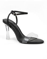BERNESS - Nature Clear Strap Heel Sandals - Lyst