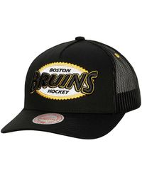 Mitchell & Ness - Boston Bruins Team Seal Trucker Snapback Hat - Lyst