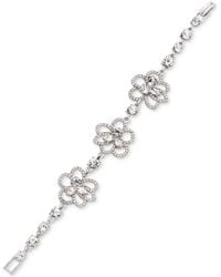 Givenchy - Pave & Crystal Flower Flex Bracelet - Lyst